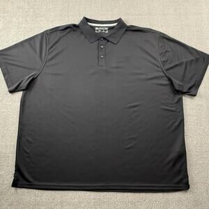 Ariat Tek Polo Shirt Adult 3XL XXXL Black Short Sleeve Workwear Casual Men's